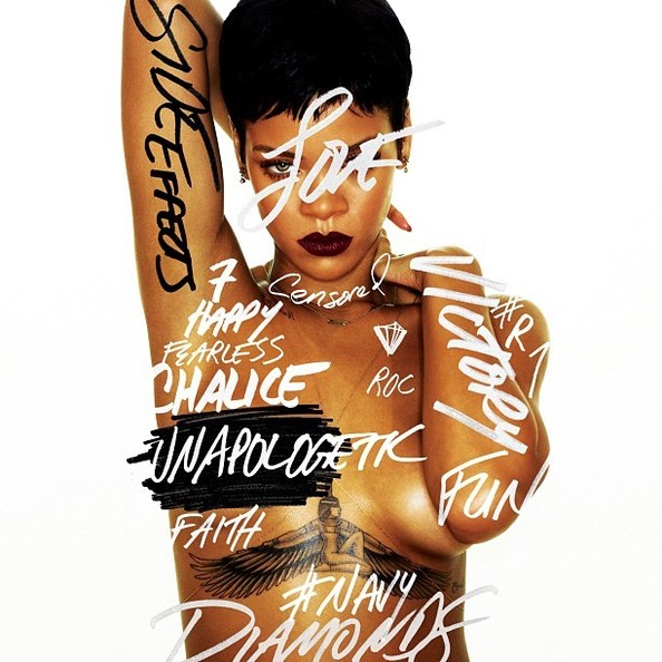 Rihanna Topless Di Cover Album Barunya [ www.BlogApaAja.com ]