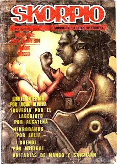 Revista Skorpio - El mundo de la gran historieta n 187 - Ediciones Récord diciembre 1991 - Hugo Reinoso tapa
