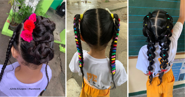 Young Girl Who Goes to School with Elaborate Hairstyles Goes Viral