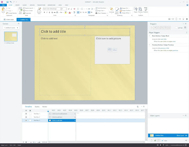 Use Articulate 360- storyline