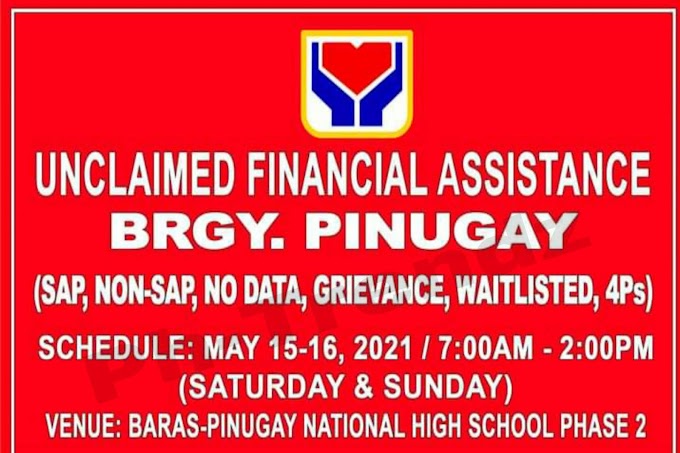 Unclaimed Financial Assistance (SAP/GRIEVANCE/4P's/WAITLISTED)
