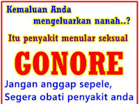 Gonore (Kemaluan Keluar Nanah) Go Atau Kencing Nanah