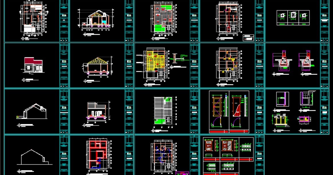 Inspirasi Desain Rumah Minimalis Sederhana Autocad  Desain 