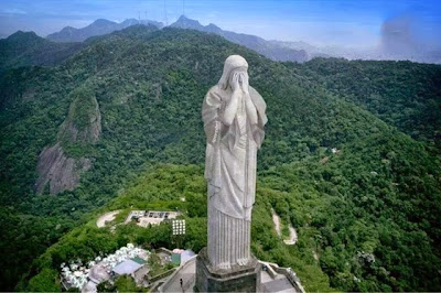 Brazil :( Jesus Statue sad