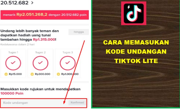 Cara Memasukkan Kode Undangan Teman Di Tiktok Bagi Pengguna Baru