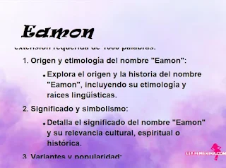 significado del nombre Eamon