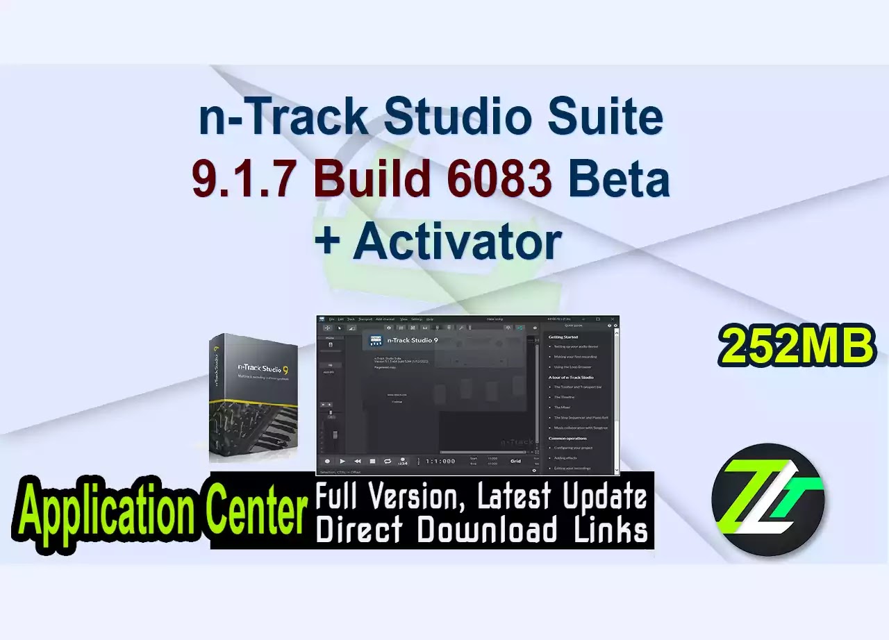 n-Track Studio Suite 9.1.7 Build 6083 Beta + Activator