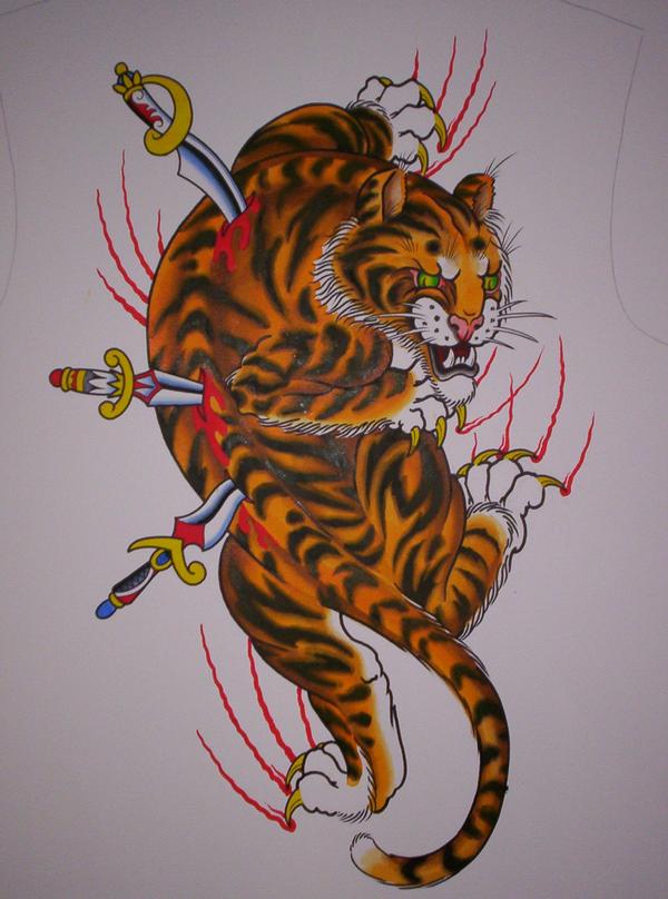 japanese tiger tattoo flash. 2011 japanese tiger tattoo