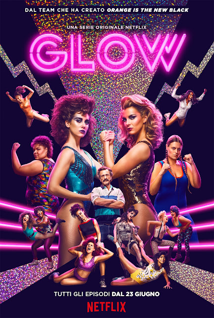 GLOW Stagione 1 Netflix poster cover