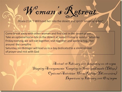 women's retreat