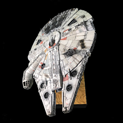 Completed Bandai Millennium Falcon 1/144 Front View