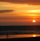 sunset in kuta beach, sunset in paradise, sunset in bali