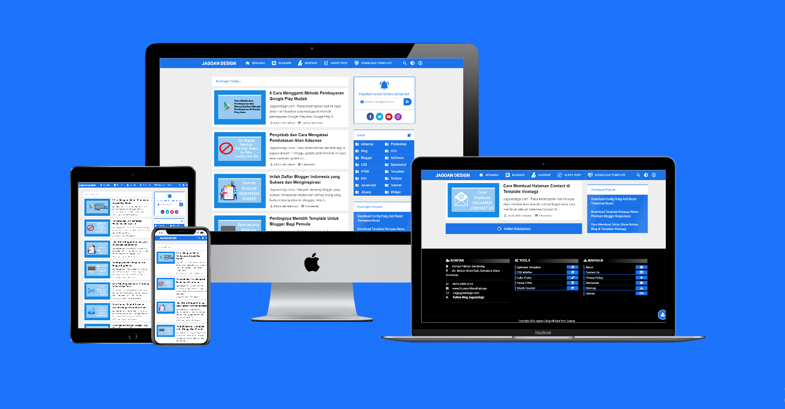 Jagoan Redesign Blogger Template