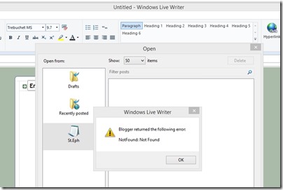 Windows Live Writer