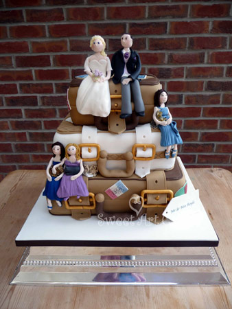 Honeymoon in Paris Wedding Cake by Sweet Art Cakes 205 Overndale Road