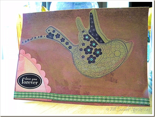 Love you forever card Love you forever card