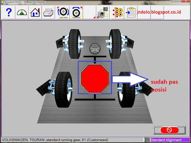 Cara mengoprasikan/menggunakan spooring 3D (john bean)