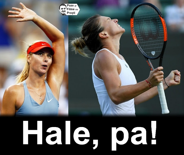 Maria Sharapova a bătut-o pe Simona Halep peste tot pe unde a prins-o