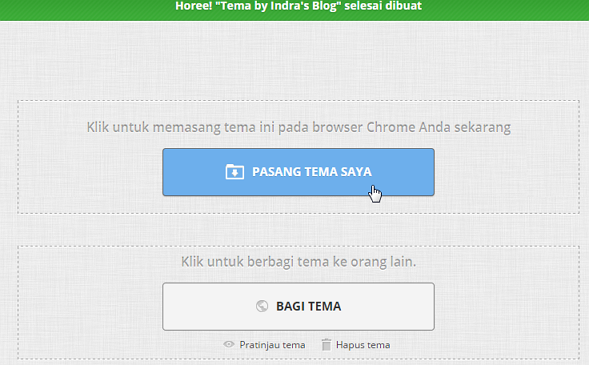 Cara Mudah Membuat Sendiri Tema Google Chrome