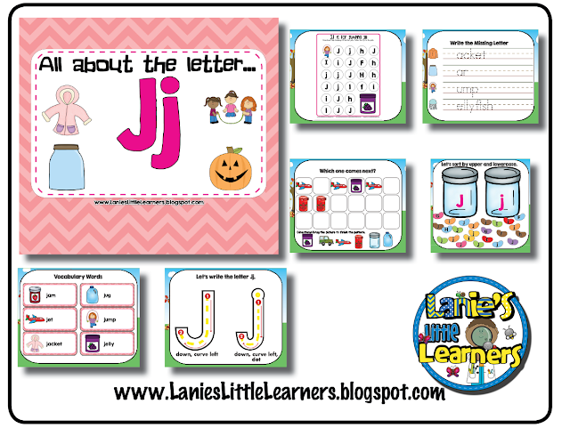 All About the Letter Jj {Letter of the Week SMARTboard Activities}