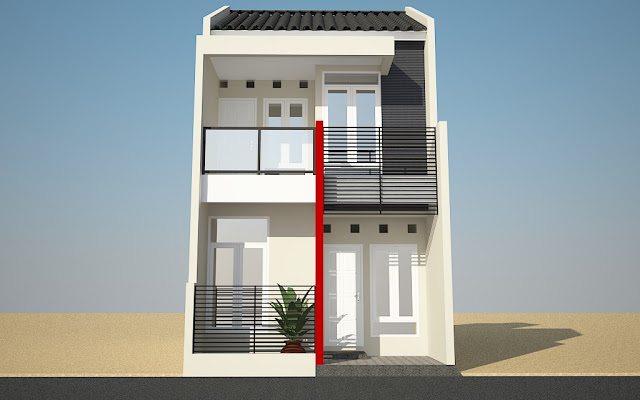 55 Desain Terbaik Rumah  Minimalis  2  Lantai  Rumahku Unik