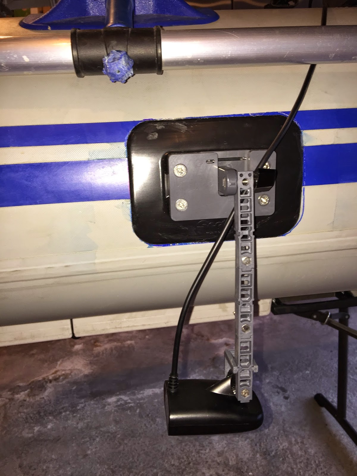 fish finder and transducer mounting solutions