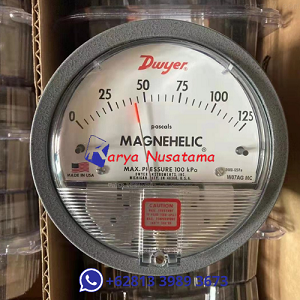 Pasang Magnehelic Differential Pressure Gauge Dwyer 2000-125PA