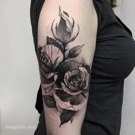 preciosos tatuajes de flores