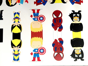 Make your own Superhero magnetic bookmarks for your next superhero read.  These fun graphics from the Avengers and the Super Friends will keep your page safe and you'll be surprised with how easy they are.  You'll think you have superpowers too!