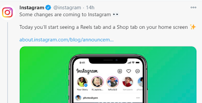 Instagram Big update? Reels and Shopping tabs on the bottom bar