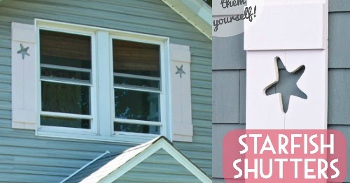 How to Build Decorative Shutters with Cutouts of Starfish 