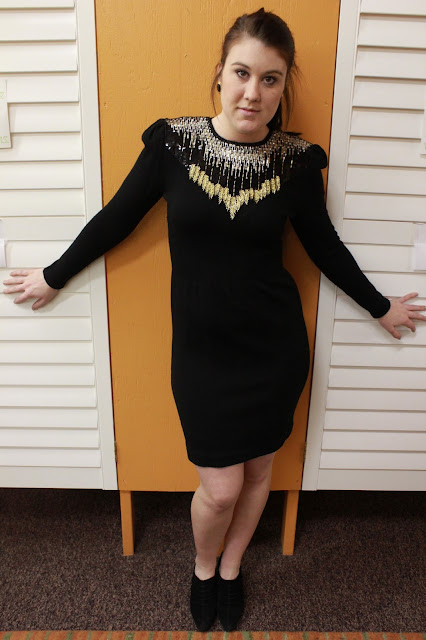 Fresh and Precious, Black Vintage Dress, Fall Fashion Trends, Second Time Around, Sequins