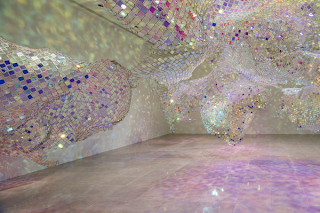 image2: installation by Soo Sunny Park, "Unwoven Light"