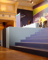 Inaccesible? Steps up to platform at Sinn Fein Ard Fheis