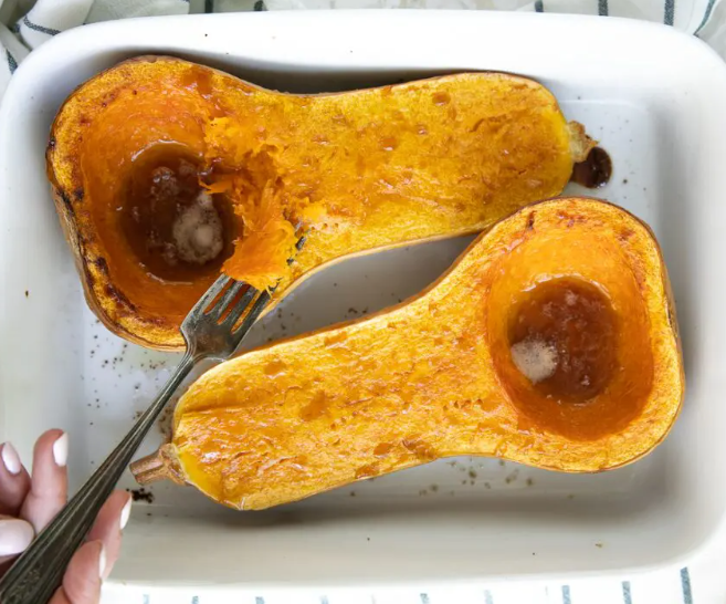 Oven Roasted Butternut Squash #vegan #healthy