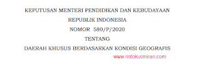 KEMDIKBUD RILIS DAFTAR NAMA DAERAH KHUSUS BERDASARKAN KONDISI GEOGRAFIS