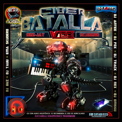 Batalla Cibermusika 8 - Vivo Por La Musika Cover Frontal