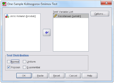 Kolmogorov-Smirnov Test - Belajar SPSS