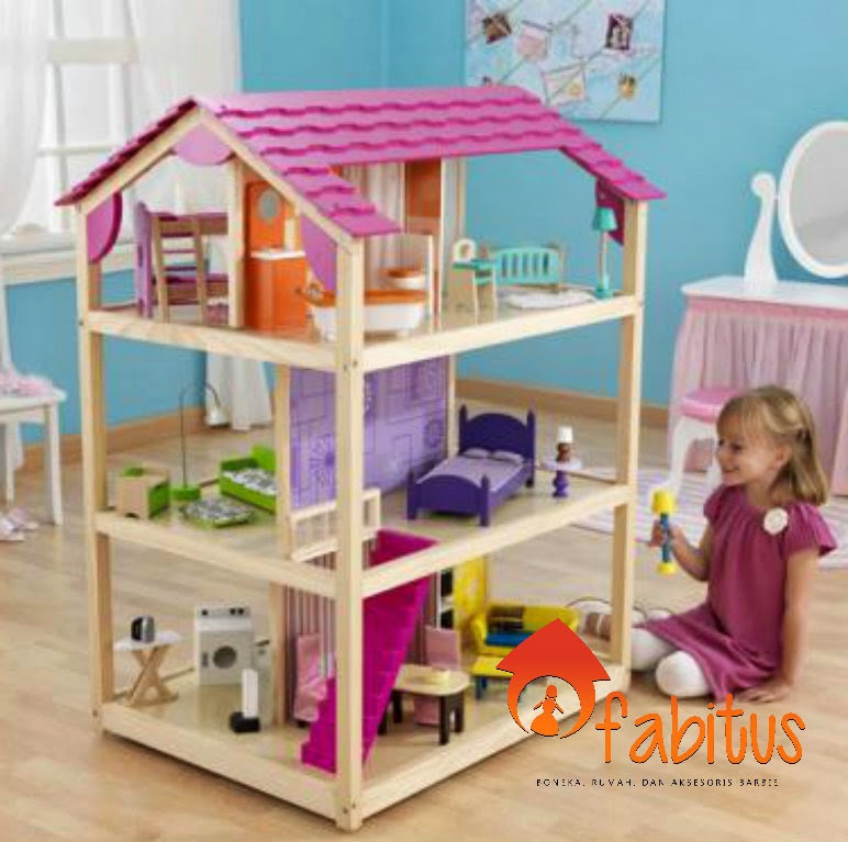 Referensi Desain Custom Rumah Barbie  FABITUS rumah barbie