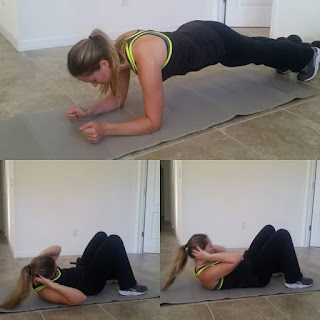  Exercises the abdominal muscle in a way Rotating Crunches