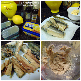 Paté de sardinas casero