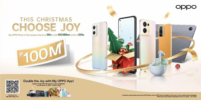 OPPO shows gratitude to Filipinos this holiday season with Choose OPPO, Choose Joy promo