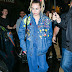  Miley Cyrus steps out in baggy denim on denim