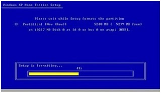 Proses Format Hardisk Drive C: