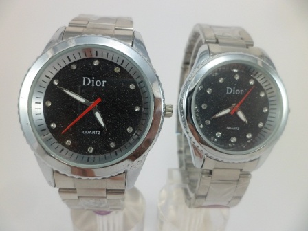 Jam Pasangan DIOR SAND BLACK - Jual Jam Pasangan  Jam 