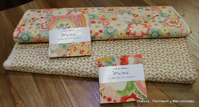 Telas Patchwork Moda Fabrics Colección Sentiments, Josephine, Mimi y Espirit de Noël en Vilabors