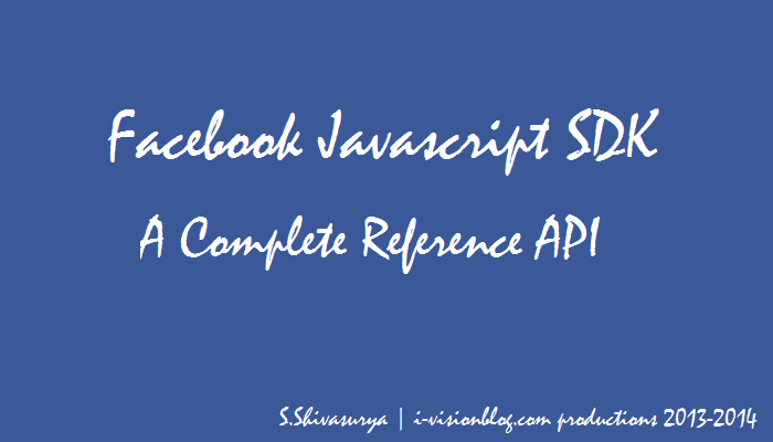 Facebook API Javascript SDK - A Complete Reference for Websites