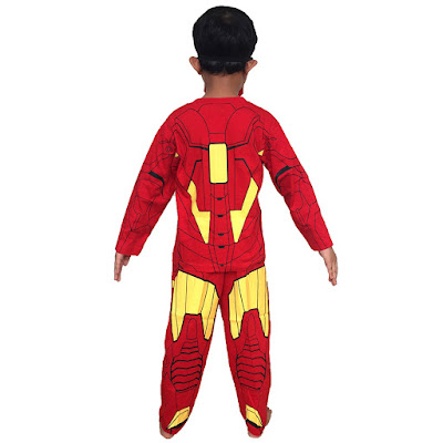 Baju Anak Kostum Topeng Superhero Iron Man Ironman