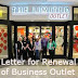 Letter for Renewal of Business Outlet