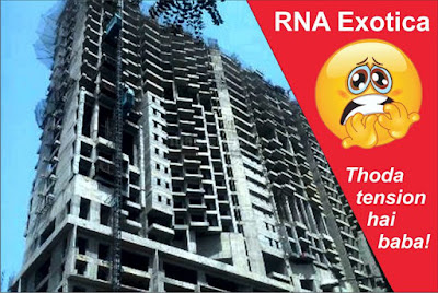 No. of flats to be built in RNA Exotica has dropped by at least 80 since March 2011, and project completion date has slipped by 72 months.